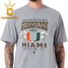 Miami Hurricanes Football 2025 Champions Cotton Bowl Hometown Unisex T-Shirt Miami Hurricanes Football 2025 Champions Cotton Bowl Hometown Unisex T-Shirt