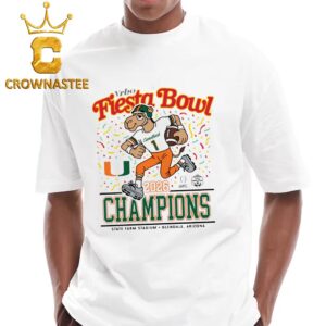Miami Hurricanes Football 2026 Champions Fiesta Bowl Unisex T-Shirt