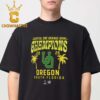 Oregon Ducks Football 2026 Champions Orange Bowl Hometown Two Sided T-Shirt Hoodie Long Sleeve