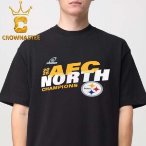 Pittsburgh Steelers 2025 AFC North Division Champions Unisex T-Shirt