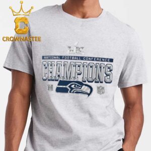 Seattle Seahawks 2025 NFC Champions Locker Room Unisex T-Shirt Hoodie Long Sleeve