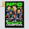Seattle Seahawks 2025 NFC West Champions Home Decor Poster Canvas