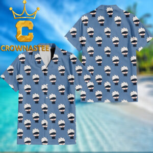 Jujutsu Kaisen Gojo Satouru Blue Regular Hawaiian Shirt