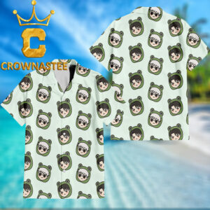 Jujutsu Kaisen Gojo Satouru Frog Pattern Regular Hawaiian Shirt