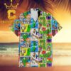 Minecraft Character Item Pattern Pixel Perfect Regular Hawaiian Shirt Minecraft Character Item Pattern Pixel Perfect Regular Hawaiian Shirt