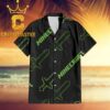 Minecraft Sword Blue Pattern Regular Hawaiian Shirt