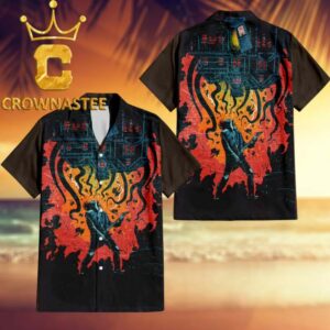 Stranger Things Eddie Guitar Upside Down Regular Hawaiian Shirt