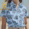 Kpop Demon Hunters Derpy Tiger Blue Pattern Summer Vibe Regular Hawaiian Shirt
