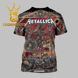 Metallica Athens Olympic Stadium 2026 Athens Greece OAKA May 5th All Over Print T-Shirt
