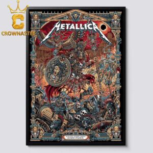 Metallica Athens Olympic Stadium 2026 Athens Greece OAKA May 5th Home Decor Poster Canvas