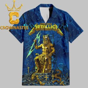 Metallica Athens Olympic Stadium 2026 Athens Greece OAKA May 9th Limited Edition Hawaiian Aloha Shirt