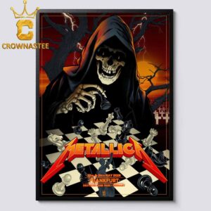 Metallica Deutsche Bank Park 2026 Frankfurt May 22nd 24th Home Decor Poster Canvas