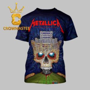 Metallica M72 Bucharest Romania National Arena 2026 Pop Up Eclusive All Over Print T Shirt