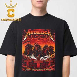 Metallica M72 Bucharest Romania National Arena 2026 Pop Up On May 13th Unisex T-Shirt