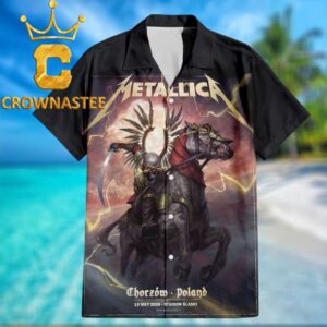 Metallica M72 Chorzow 2026 Stadion Slaski Poland May 19th Limited Hawaiian Aloha Shirt