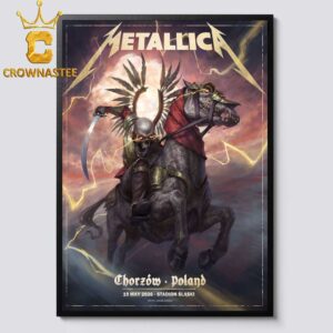 Metallica M72 Chorzow 2026 Stadion Slaski Poland May 19th Limited Home Decor Poster Canvas