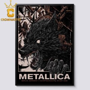 Metallica Olympiastadion 2026 M72 Berlin 30th May Home Decor Poster Canvas