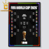 Fifa World Cup 2026 Bracket The Round Of 32 Home Decor Poster Canvas