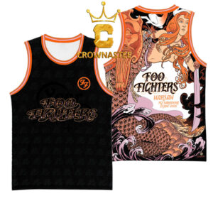 Foo Fighters Warsaw 2026 PGE Narodowy June 15th Limited Basketball Jersey