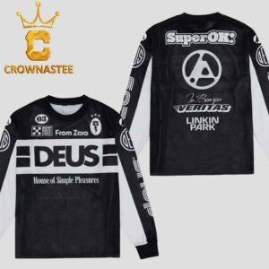 Linkin Park x Deus Ex Machina Madrid 2026 From Zero Tour All Over Print Long Sleeve Sweatshirt