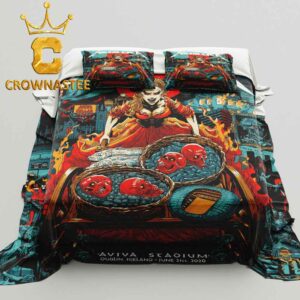 Metallica Aviva Stadium 2026 Dublin Ireland June 21st Pillow Cover Bedding Set