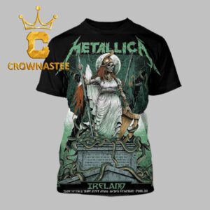 Metallica Aviva Stadium Dublin 2026 Ireland June 19th 21st All Over Print T-Shirt