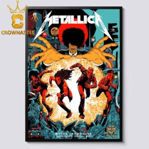 Metallica Aviva Stadium Dublin 2026 Ireland Night 1 June 19th Home Decor Poster Canvas