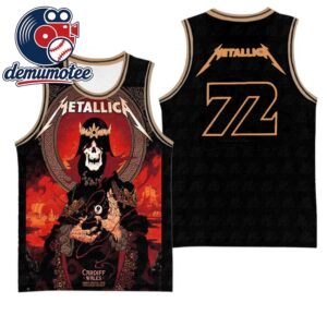 Metallica Cardiff 2026 Principality Stadium Wales Limited Edition Basketball Jersey