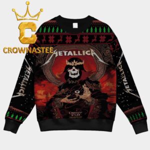 Metallica Cardiff 2026 Principality Stadium Wales Limited Edition Christmas Ugly Sweater