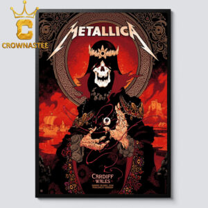 Metallica Cardiff 2026 Principality Stadium Wales Limited Edition Home Decor Poster Canvas