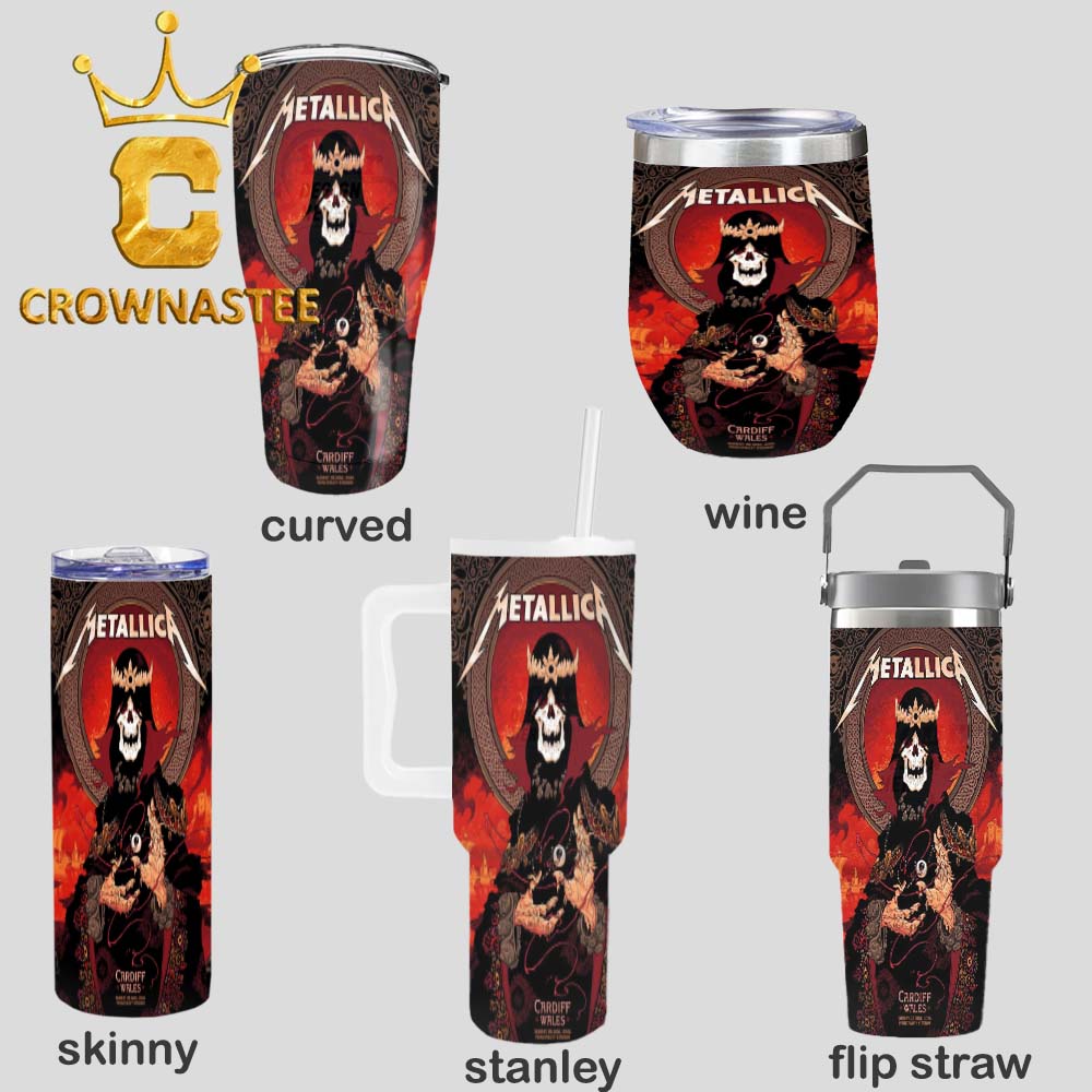Metallica Cardiff 2026 Principality Stadium Wales Limited Edition Wine Stanley Flip Straw Cup Tumbler Metallica Cardiff 2026 Principality Stadium Wales Limited Edition Wine Stanley Flip Straw Cup Tumbler