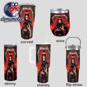 Metallica Cardiff 2026 Principality Stadium Wales Limited Edition Wine Stanley Flip Straw Cup Tumbler