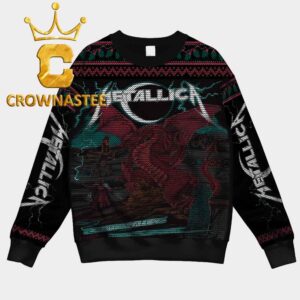 Metallica Cardiff Wales 2026 Principality Stadium M72 World Tour Christmas Ugly Sweater