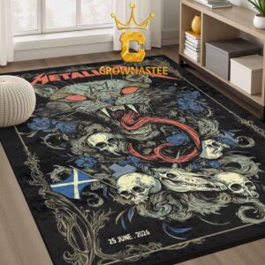 Metallica Hampden Park Glasgow 2026 Scotland Exclusive Limited Home Decor Rug Carpet