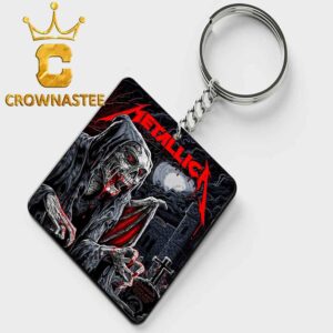 Metallica Hampden Park Glasgow 2026 Scotland June 25th Acrylic Wood Keychain