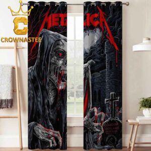 Metallica Hampden Park Glasgow 2026 Scotland June 25th Home Decor Window Curtain