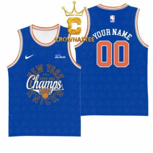 New York Knicks 2026 NBA Champions Custom Name Number Jersey