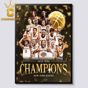 New York Knicks 2026 NBA Champions Home Decor Poster Canvas