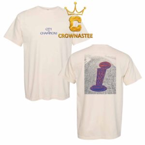 New York Knicks 2026 NBA City of Champions Park Two Sided T-Shirt