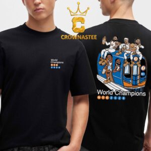 New York Knicks 2026 NBA World Champions Two Sided T-Shirt
