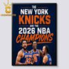 New York Knicks 2026 NBA Champions Home Decor Poster Canvas New York Knicks 2026 NBA Champions Home Decor Poster Canvas