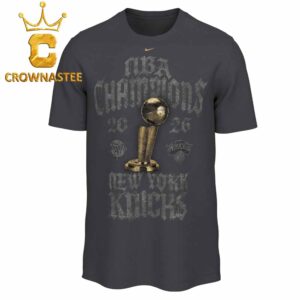 New York Knicks Nike 2026 NBA Champions Confetti T-Shirt