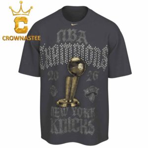 New York Knicks Nike 2026 NBA Finals Champions Locker Room T-Shirt