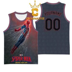 Spider Man Brand New Day 4DX 2026 Marvel Studio Basketball Jersey