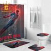Spider Man Brand New Day Dolby Atmos 2026 Marvel Studio Bathroom Mat Set Shower Curtain