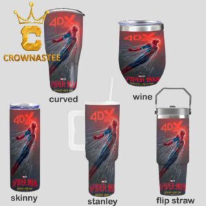 Spider Man Brand New Day 4DX 2026 Marvel Studio Wine Stanley Flip Straw Cup Tumbler