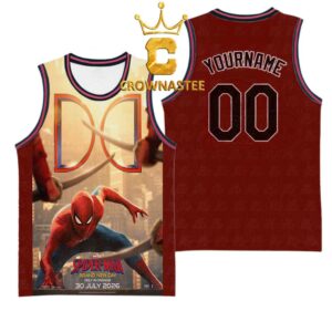 Spider Man Brand New Day Dolby Atmos 2026 Marvel Studio Basketball Jersey