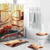 Spider Man Brand New Day Dolby Atmos 2026 Marvel Studio Bathroom Mat Set Shower Curtain