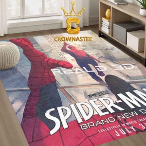 Spider Man Brand New Day Real 3D 2026 Marvel Studio Home Decor Rug Carpet