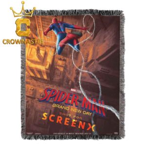 Spider Man Brand New Day Screen X 2026 Marvel Studio Hooded Fleece Woven Blanket Tapestry